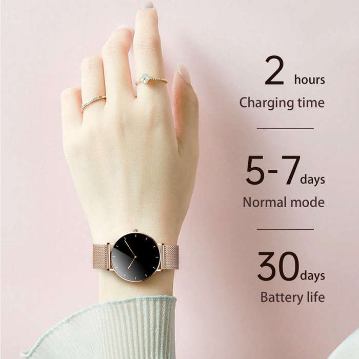 T8 1.3-inch Heart Rate/Blood Pressure/Blood Oxygen Monitoring Bluetooth Smart Watch, Color: Gold