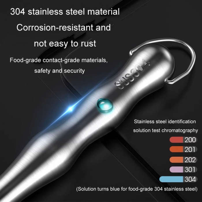 304 Thickened Lengthened Steel Wire Pot Brush Stainless Steel Cleaning Brush For Kitchen(With Hook)