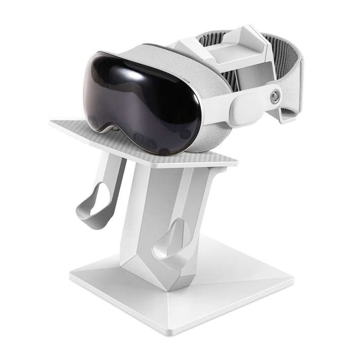 VR Headset Storage Display Stand For Apple Vision Pro / Quest 3 / 2 / Pro(White)
