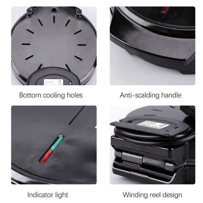 1000W  Mini Donut Maker Machine Can Make 7 Doughnuts  110V US Plug