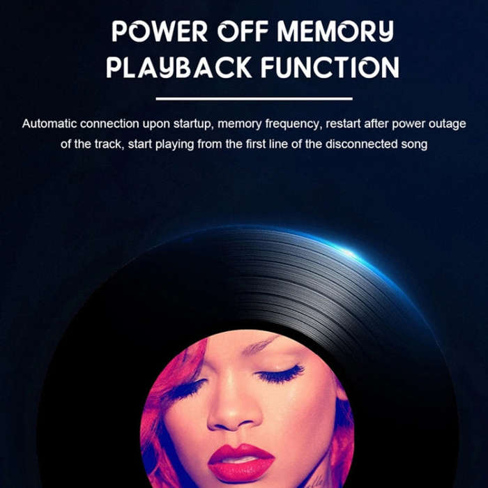 Car Bluetooth MP3 Player Fast Charging Charger(Black)