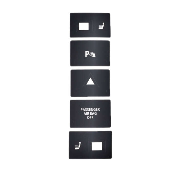 For 2005-2010 Volkswagen Touareg/Passat Steering Wheel Window AC Switch Button Repair Sticker(8pc...