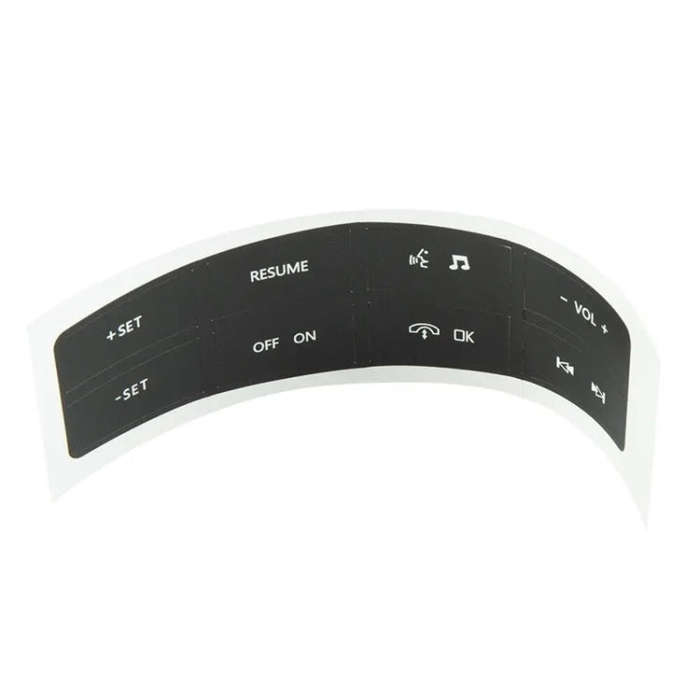 For Ford Mustang 2011-2012 Steering Wheel Control Button Repair Sticker