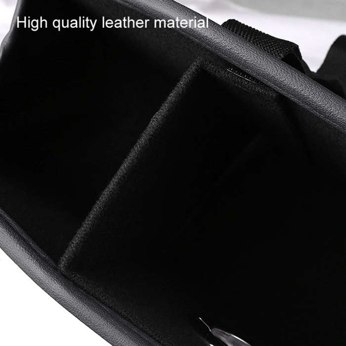 Auto Seatback Organizer Tissue Bag Car Rear Drainage Cup Holder(Black)