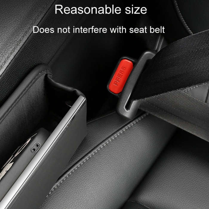 Automotive Seat Clamp Seam Organizer Car Decoration Storage Bag Water Cup Model, Style: Passenger...