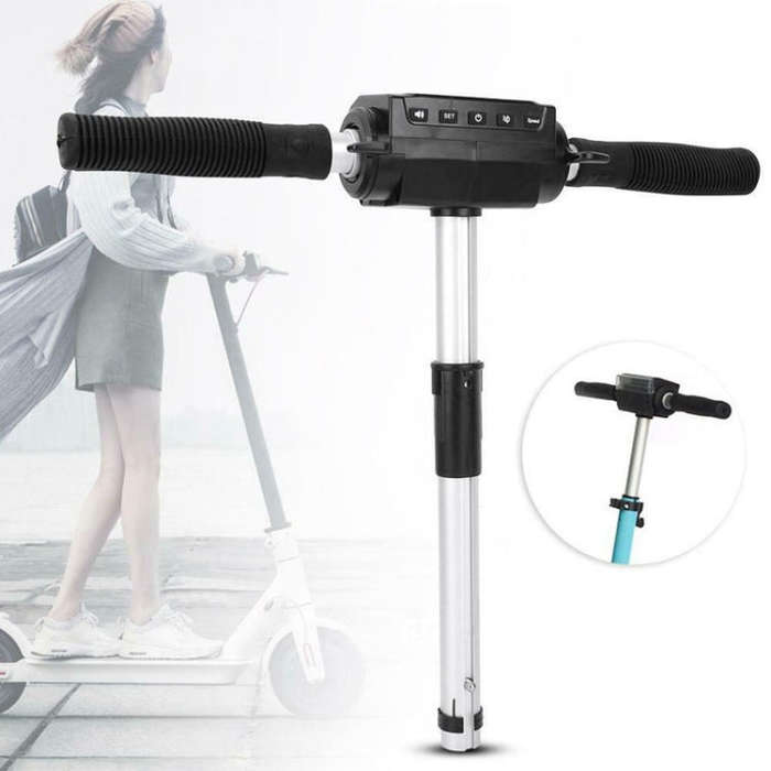 For KUGOO S1/S2/S3 8 inch Scooter Accessory Folding Kick Scooter Handlebar Handle Grip Set(Black)