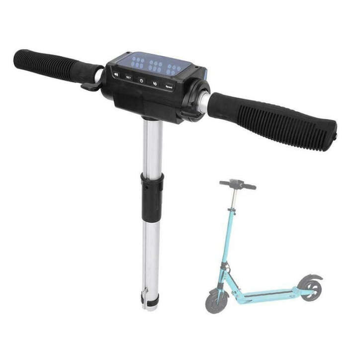 For KUGOO S1/S2/S3 8 inch Scooter Accessory Folding Kick Scooter Handlebar Handle Grip Set(Black)
