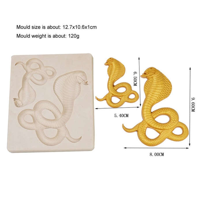 Cake Silicone Mold Snake Shape Fondant Chocolate Decoration Mold Kitchen Baking Tool(Pink)
