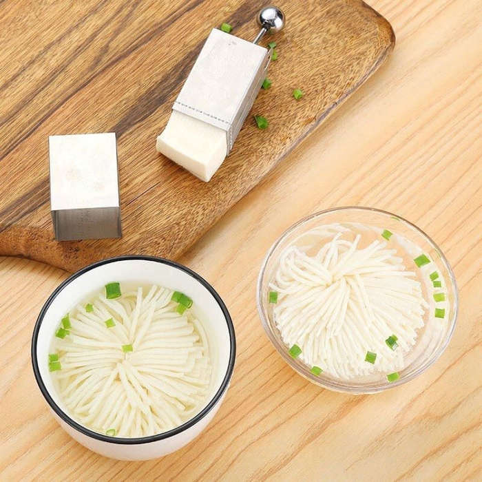 Chrysanthemum Shredded Tofu Knife Mold 304 Stainless Steel Tofu Knife Kitchen Tools(Chrysanthemum...
