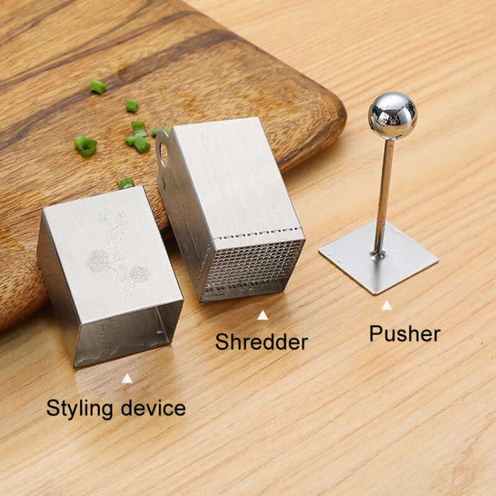 Chrysanthemum Shredded Tofu Knife Mold 304 Stainless Steel Tofu Knife Kitchen Tools(Chrysanthemum...