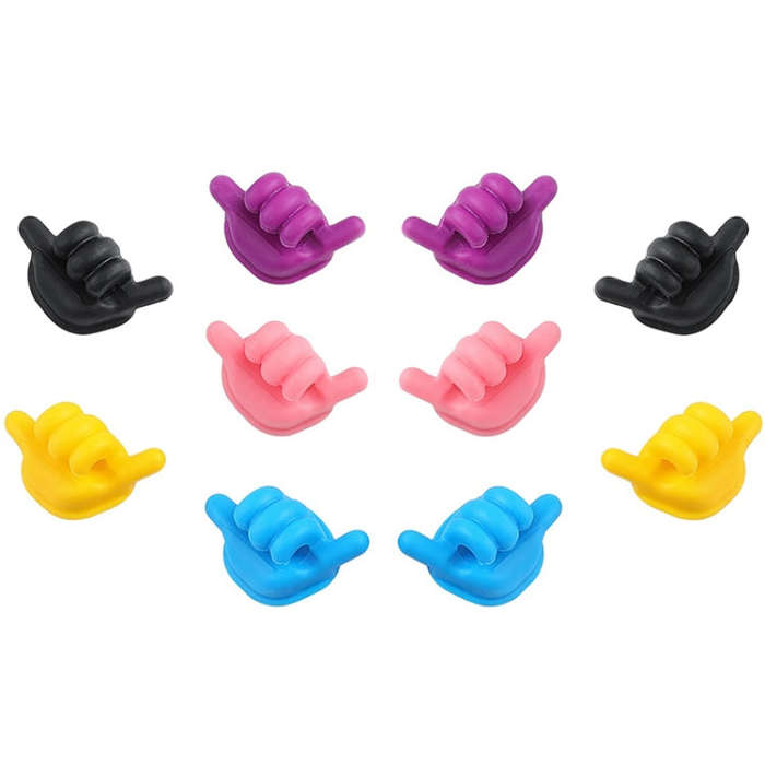 Car Front Storage Hook Desk Organization, Random Color Delivery, Size: 10pcs Small