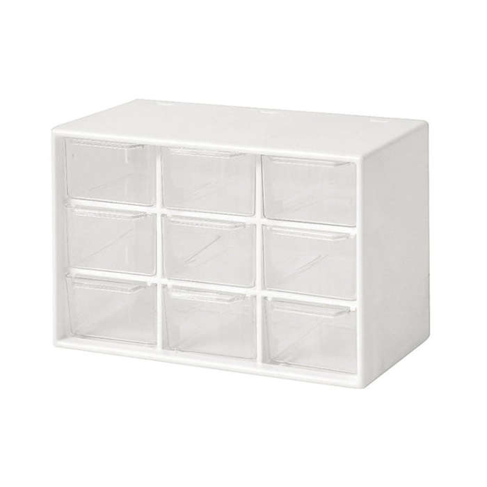 Transparent Desktop Small Objects Compartment Drawer Organizer Hair Accessories Storage Case, Col...