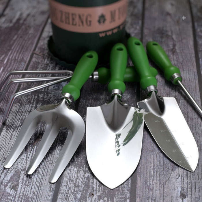 Garden Planting Shoveling Tools Thickened Plastic Handle Gardening Kit, Model: Large Shovel