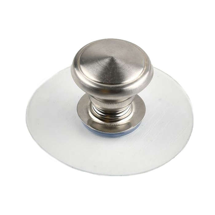 Hole-free Wardrobe Handles Drawer Glass Door Adhesive Household Round Handle, Spec: I
