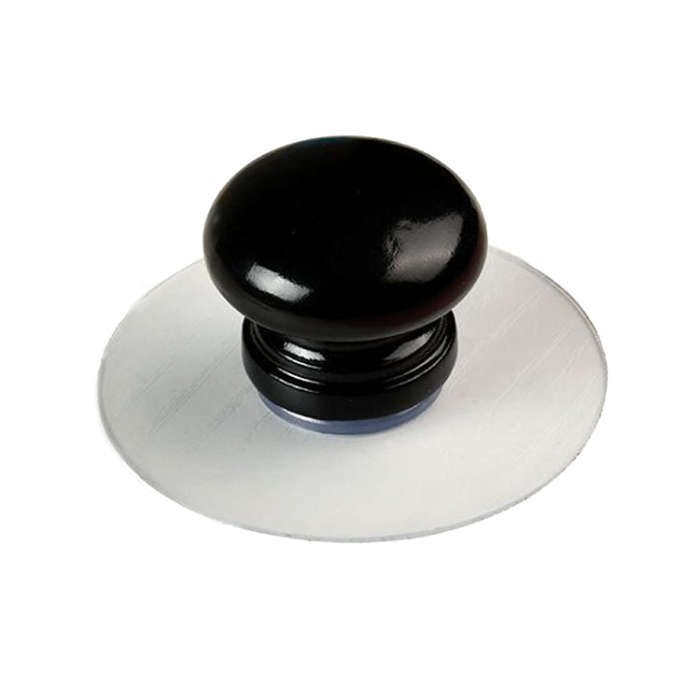 Hole-free Wardrobe Handles Drawer Glass Door Adhesive Household Round Handle, Spec: O