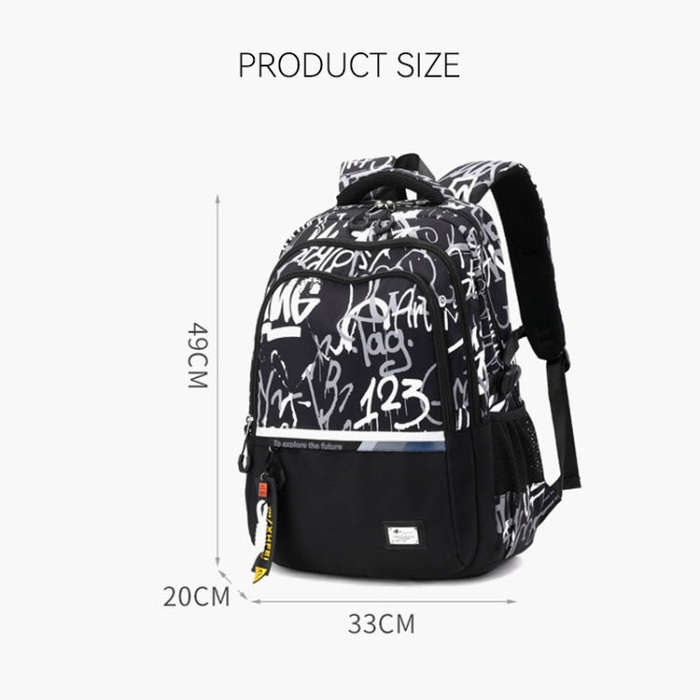 For Teens Boys Travel Laptop Backpack School Bag Casual Book Bag, Style: Blue Camouflage