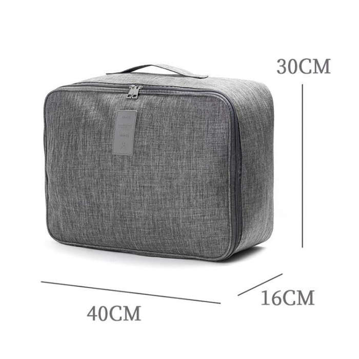 Short Trip Storage Bag Can Suit Trolley Case Cationic Large Capacity Clothes Bag(Black)