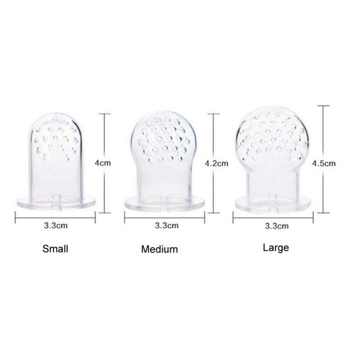 Baby Pacifier Fruit And Vegetable Auxiliary Feeder Baby Bites Feeder Nipples, Color: Small Green