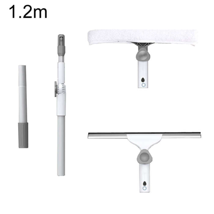 1.2m Household Universal Splicing Pole Glass Wiper Glass Cleaning Tools Standard Set