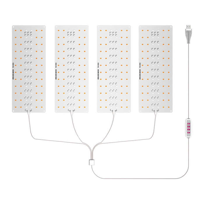 4 Heads USB 5V LED Hanging Growth Light Indoor Quantum Plate Plant Fill Light