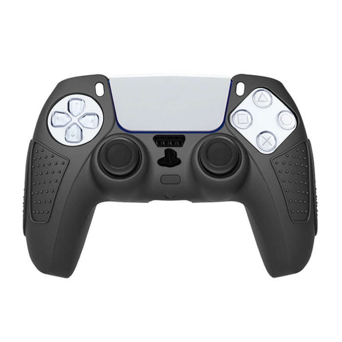 For PS5 Gamepad Silicone Protective Case Anti-Skid Soft Silicone Cover, Color: White
