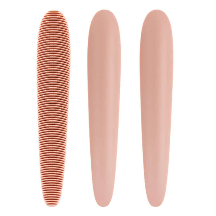3pcs Cat Tongue Texture Grooming Brush Pet Massage Comb(Pink)