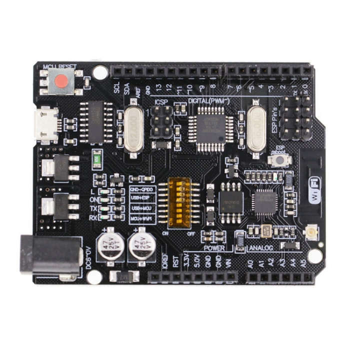 WIFI R3 Atmega328p+ESP8266 (32MB Memory), USB-TTL CH3 Development Board