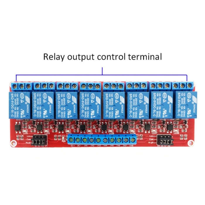 2 Way 5V Relay Module With Optocoupler Isolation Supports High And Low Level Trigger Expansion Board