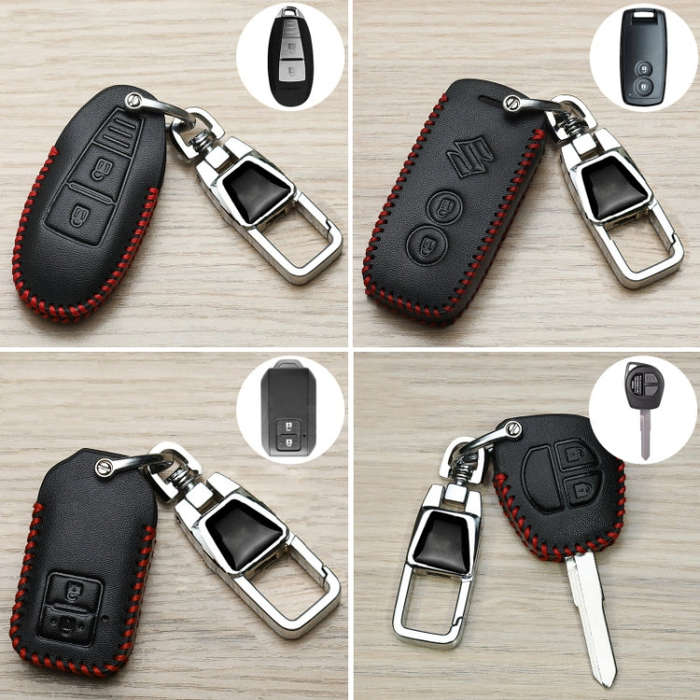 For Suzuki C Car Key Cover Multifunctional Keychain Anti-lost Number Plate