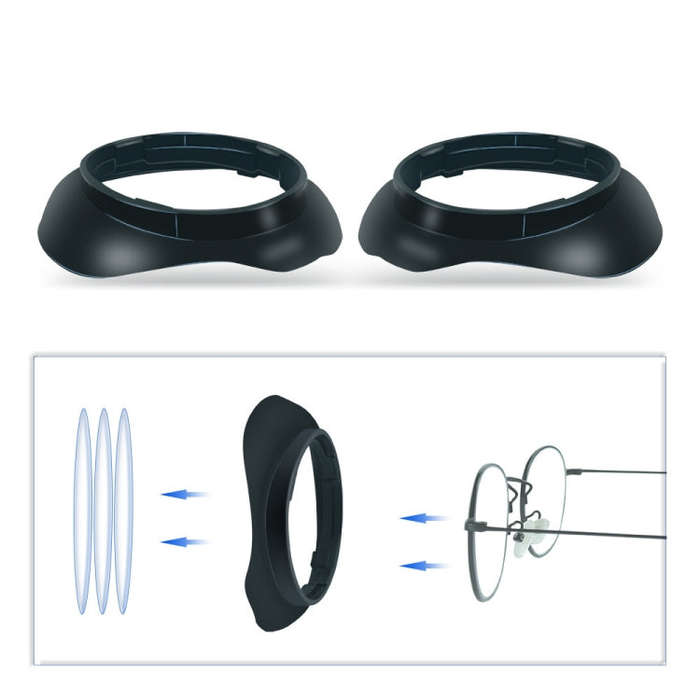 For Quest 3 VR Glasses Lens Protector Frame to Prevent Your Glasses from Scratching VR Lenses