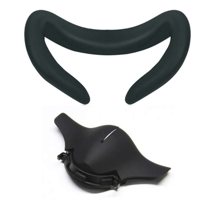 For Quest 3 VR Blackout Nose Pad Mask Face Pad Cover, Spec: 2pcs /Set