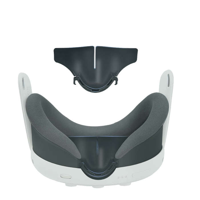 For Quest 3 VR Blackout Nose Pad Mask Face Pad Cover, Spec: 2pcs /Set