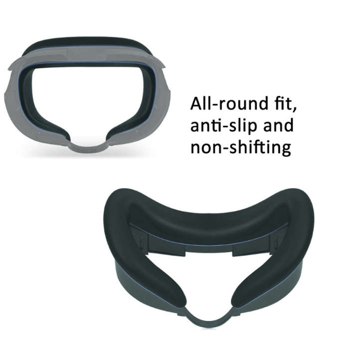 For Quest 3 VR Blackout Nose Pad Mask Face Pad Cover, Spec: 2pcs /Set