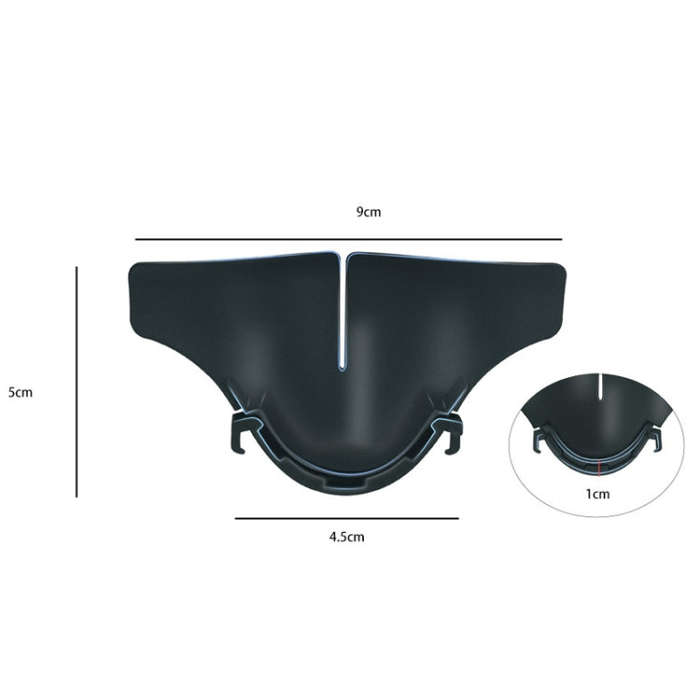 For Quest 3 VR Blackout Nose Pad Mask Face Pad Cover, Spec: 2pcs /Set