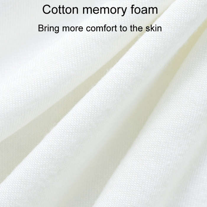 Knitted Cotton U-Shaped Memory Foam Pillow Portable Travel Neck Care Pillow(Black Gray)