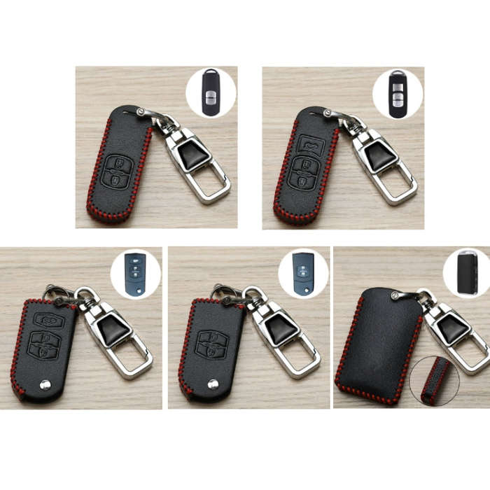 For Mazda Car Key Mover Multifunctional Keychain Anti-lost Number Plate(D)
