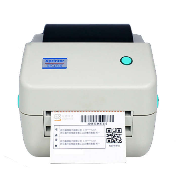 Xprinter XP-450B USB Port Supermarket Cashier Barcode Thermal Printer(US Plug)