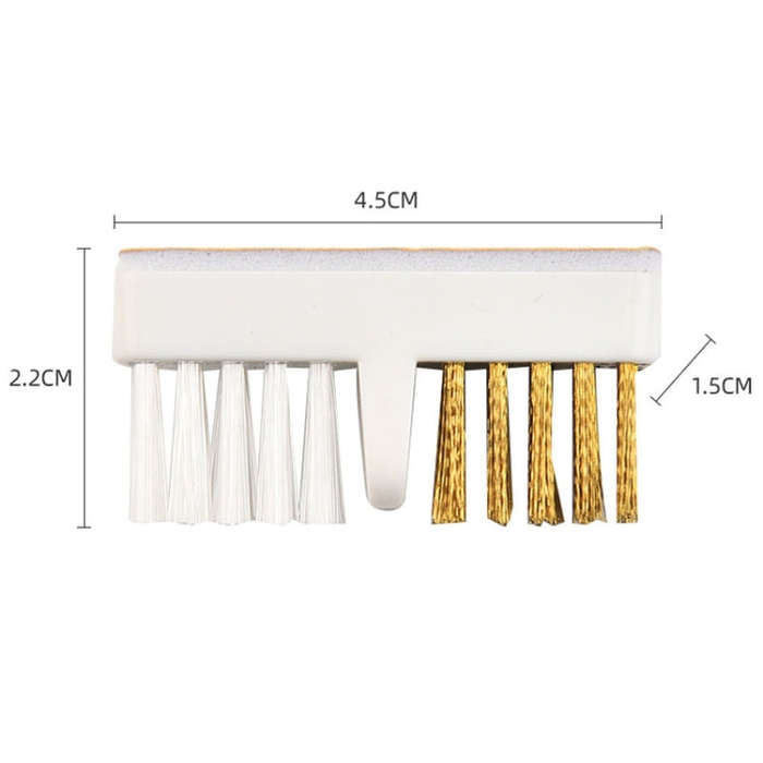 Nail Polish Machine Grinder Cleaning Brush Manicure Drill Bit Steel Wire Brush
