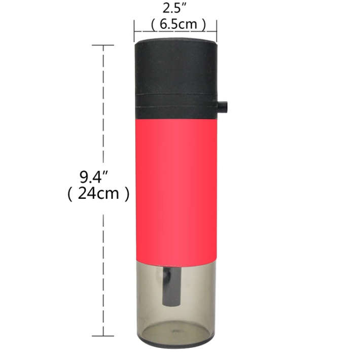 Removable And Washable Portable Hookahs Household And Car Water Pipe Cup(Red)