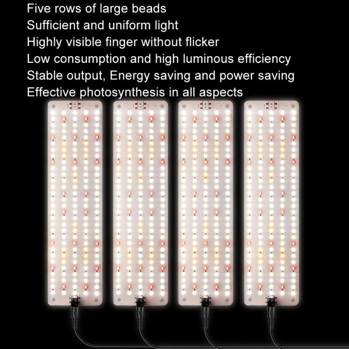 2 Heads 12V Sun Cold Light Panel Plant Grow Lamp Seedling Fill Lights(US Plug)