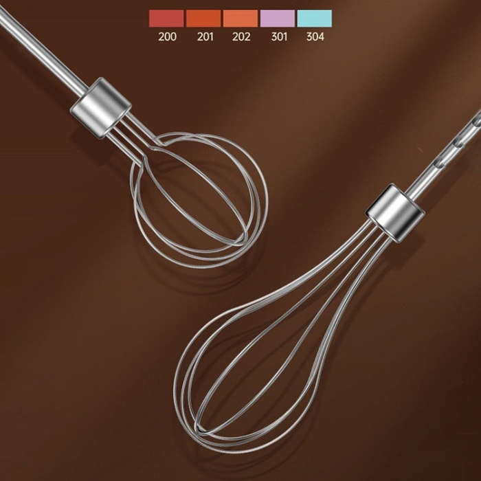 Wireless Mini Handheld Multi-Function Electric Stirring Mixer, Color: Double Stick Beige(5 Gear)
