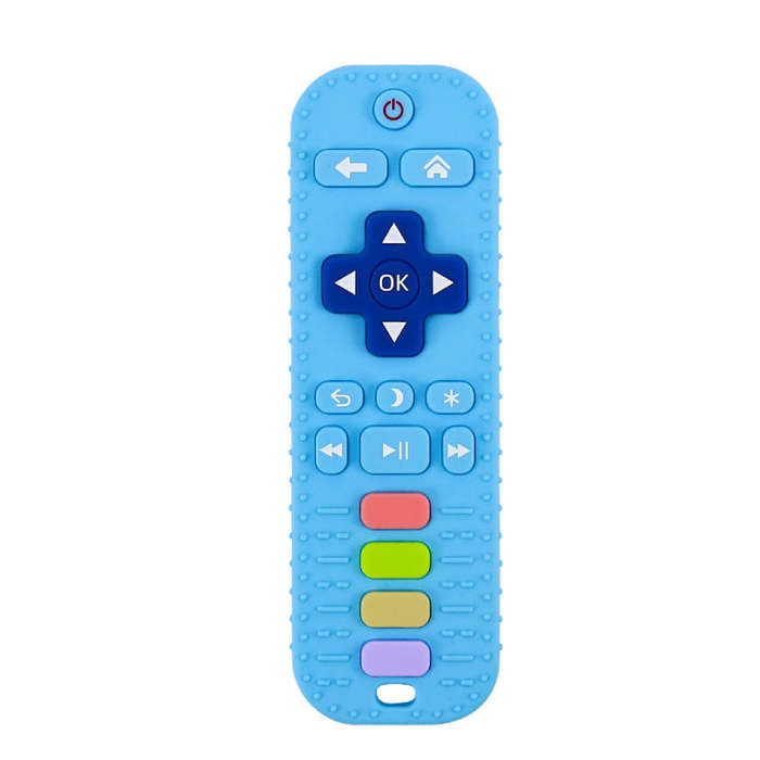 Baby Simulation Silicone Remote Control Can Press Tooth Glue Preventing Eating Hands Teething Sti...