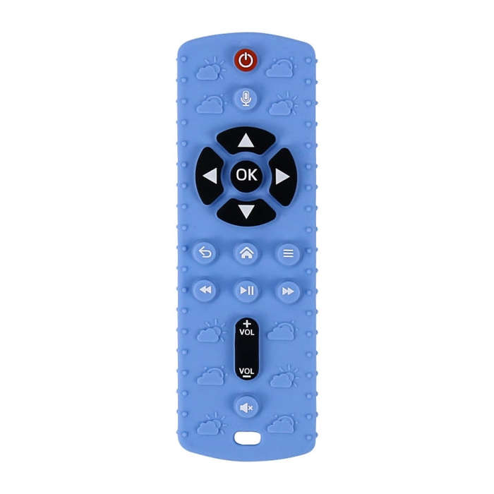 Baby Simulation Silicone Remote Control Can Press Tooth Glue Preventing Eating Hands Teething Sti...