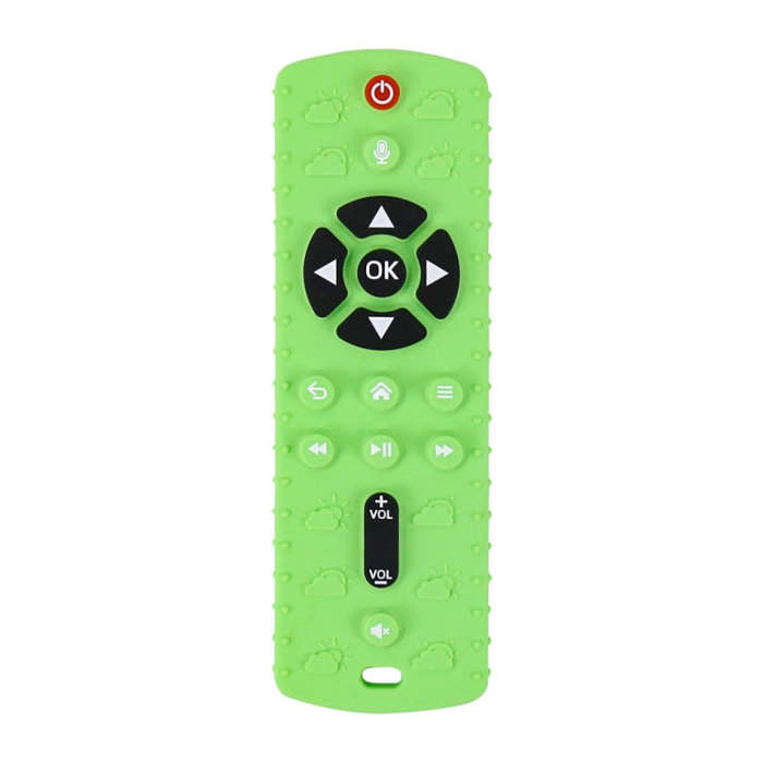 Baby Simulation Silicone Remote Control Can Press Tooth Glue Preventing Eating Hands Teething Sti...