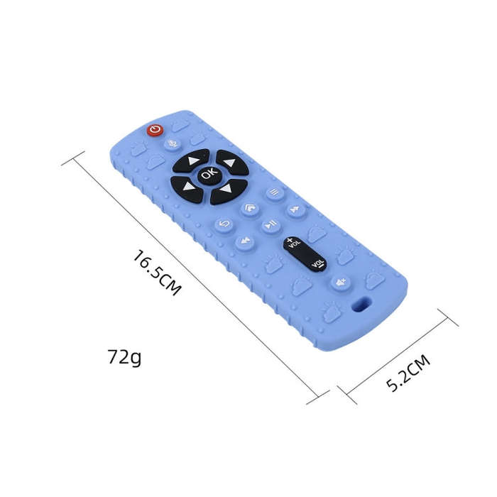 Baby Simulation Silicone Remote Control Can Press Tooth Glue Preventing Eating Hands Teething Sti...