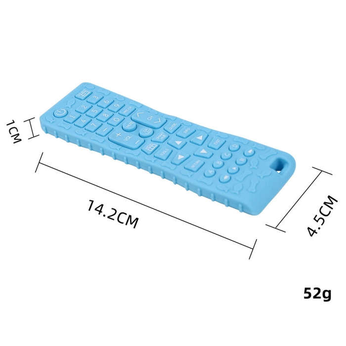 Baby Simulation Silicone Remote Control Can Press Tooth Glue Preventing Eating Hands Teething Sti...