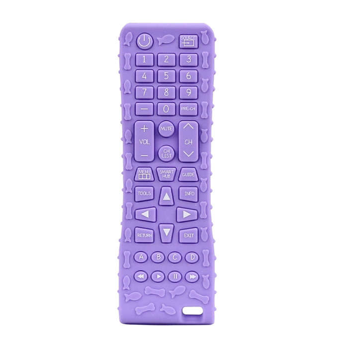 Baby Simulation Silicone Remote Control Can Press Tooth Glue Preventing Eating Hands Teething Sti...