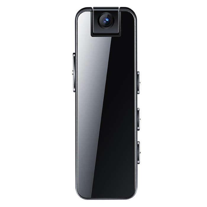 Mrobo D6 1080P Rotating Camera Night Vision Video Recorder With Back Clip, Size: 32GB(Black)