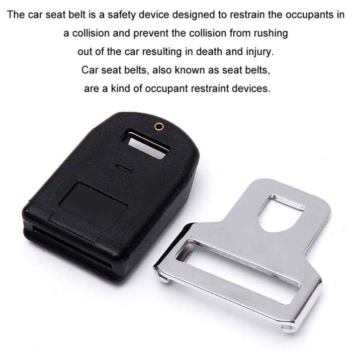 Car Seat Belt Buckle Accessories(Lock Tongue + Lock Buckle)