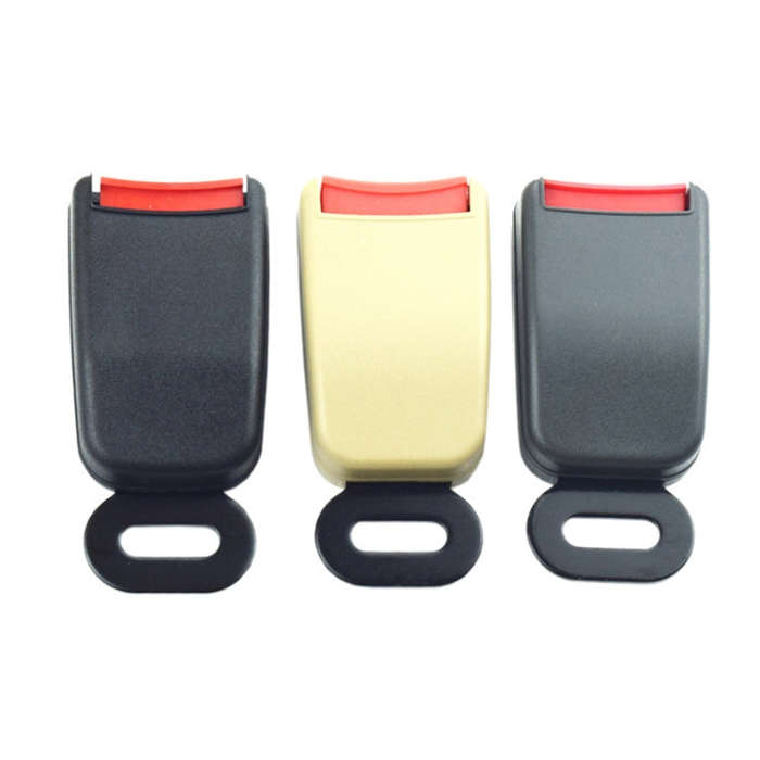 Car Seat Two-point Safety Belt Safety buckle(Beige)